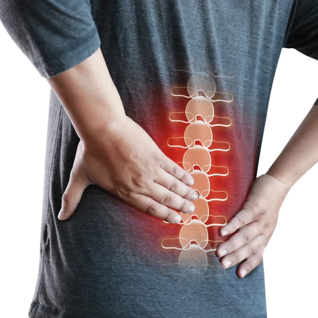 Man With Lower Back Pain 